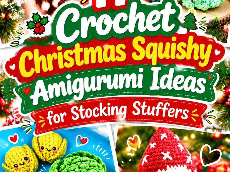 17 Crochet Christmas Squishy Amigurumi Ideas for Stocking Stuffers