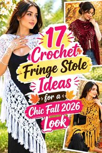17 Crochet Fringe Stole Ideas for a Chic Fall 2026 Look
