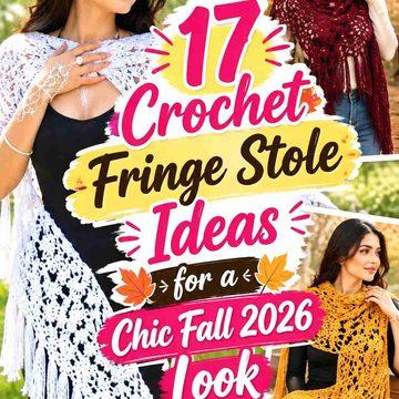 17 Crochet Fringe Stole Ideas for a Chic Fall 2026 Look