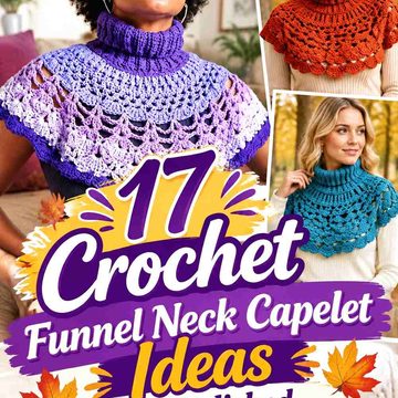 17 Crochet Funnel Neck Capelet Ideas for a Polished Fall 2026 Look