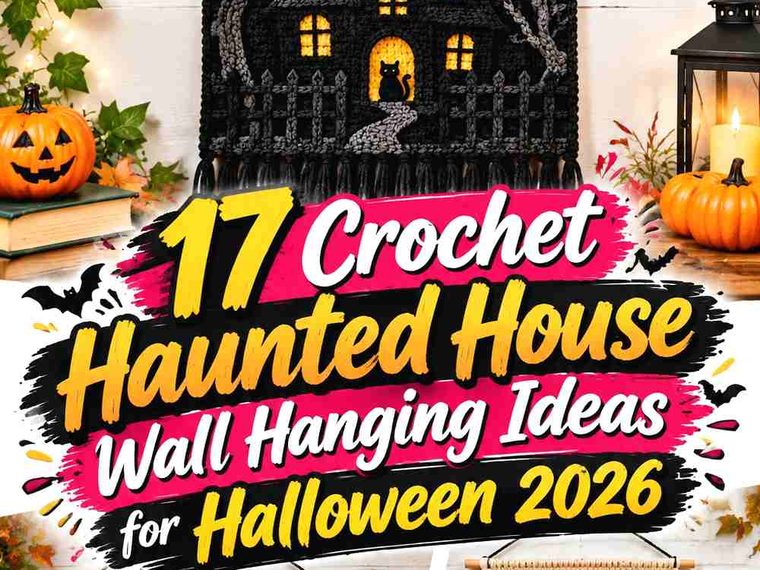 17 Crochet Haunted House Wall Hanging Ideas for Halloween 2026