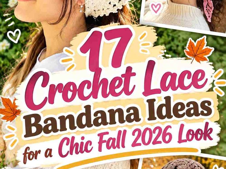 17 Crochet Lace Bandana Ideas for a Chic Fall 2026 Look
