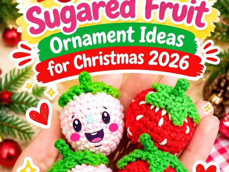 17 Crochet Sugared Fruit Ornament Ideas for Christmas 2026