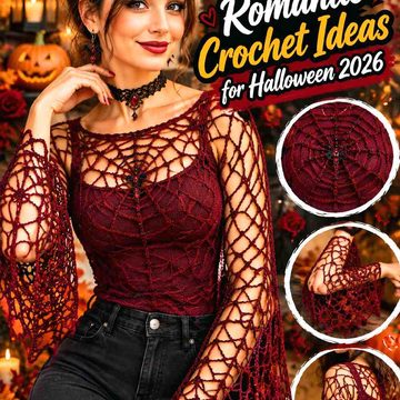 17 Vamp Romantic Crochet Ideas for Halloween 2026