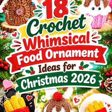 19 Crochet Whimsical Food Ornament Ideas for Christmas 2026