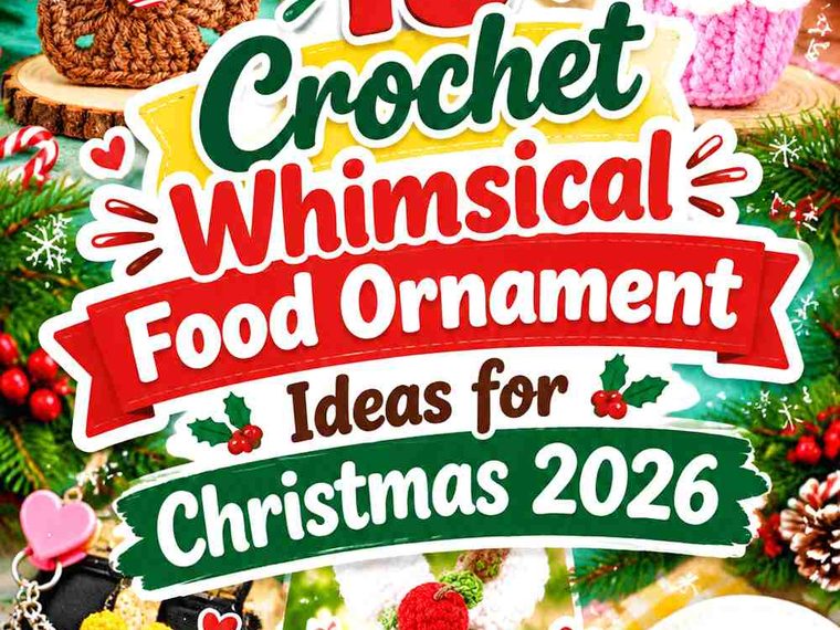 19 Crochet Whimsical Food Ornament Ideas for Christmas 2026