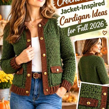 19 Crochet Barn Jacket-Inspired Cardigan Ideas for Fall 2026
