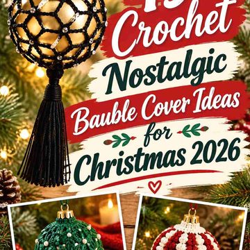 19 Crochet Nostalgic Bauble Cover Ideas for Christmas 2026