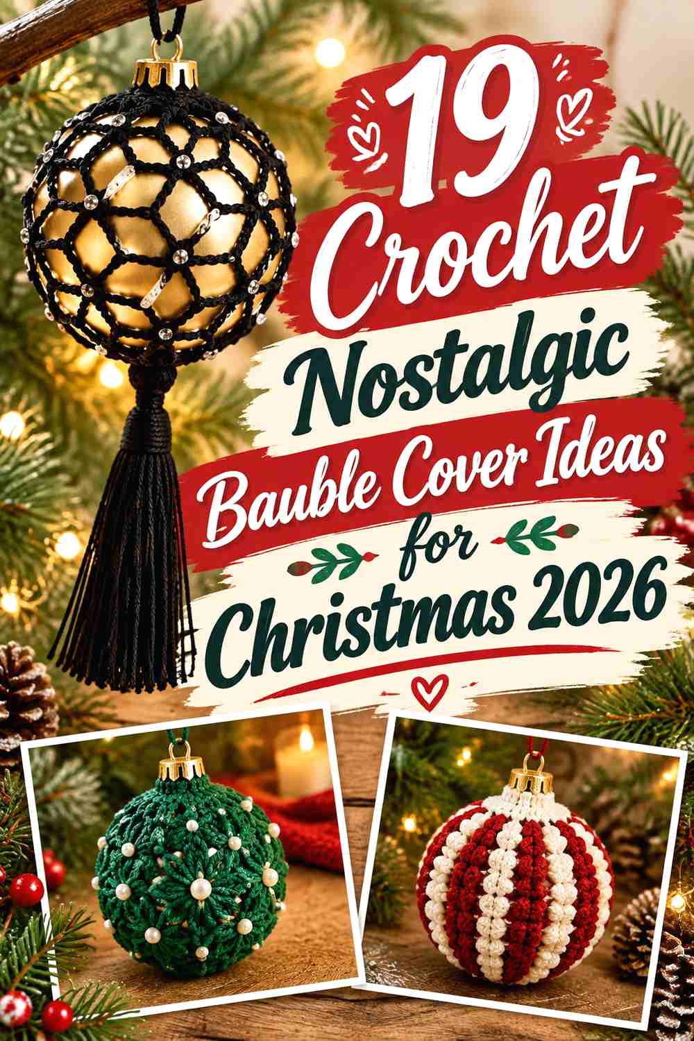 19 Crochet Nostalgic Bauble Cover Ideas for Christmas 2026
