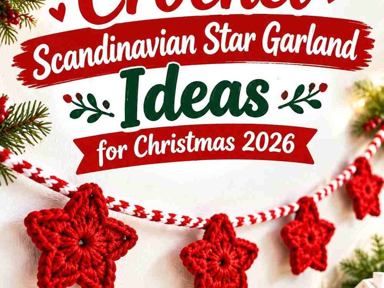 19 Crochet Scandinavian Star Garland Ideas for Christmas 2026
