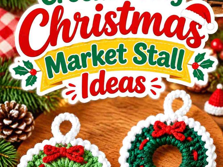 19 Crochet Tiny Christmas Market Stall Ideas