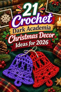 21 Crochet Dark Academia Christmas Decor Ideas for 2026