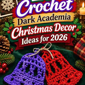21 Crochet Dark Academia Christmas Decor Ideas for 2026