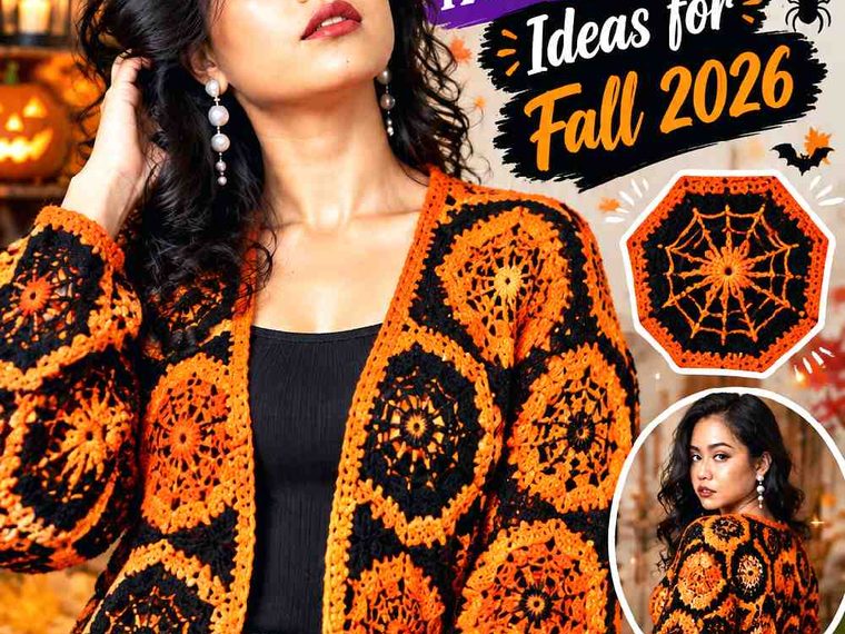 25 Crochet Halloween Hexagon Cardigan Ideas for Fall 2026