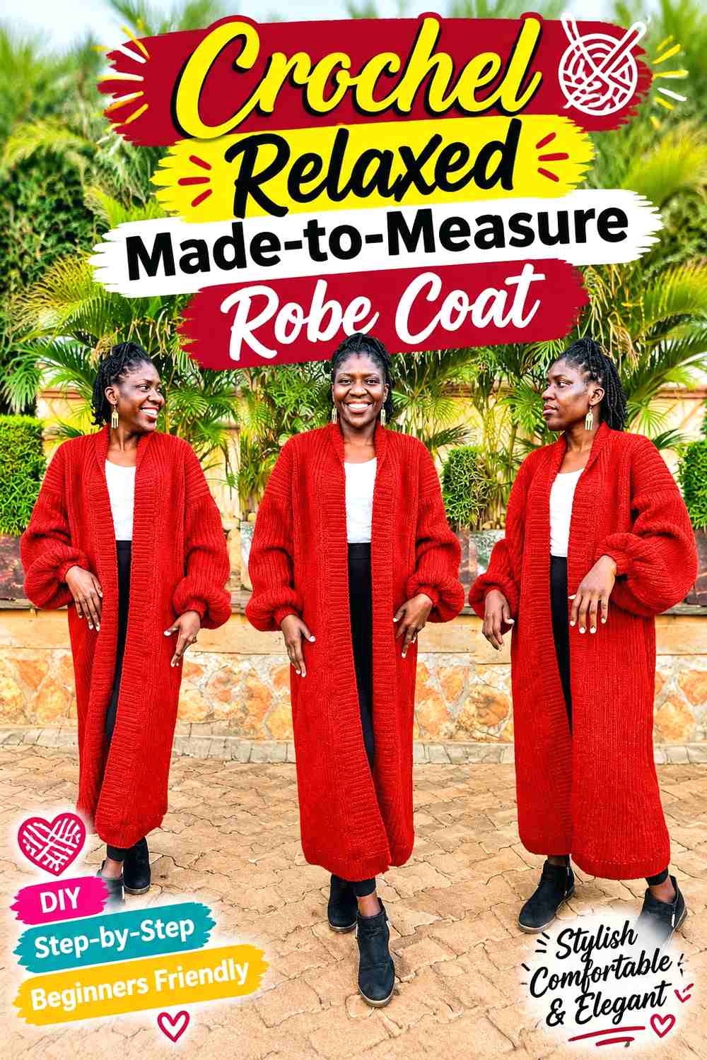 5. Crochet Relaxed Made-to-Measure Robe Coat