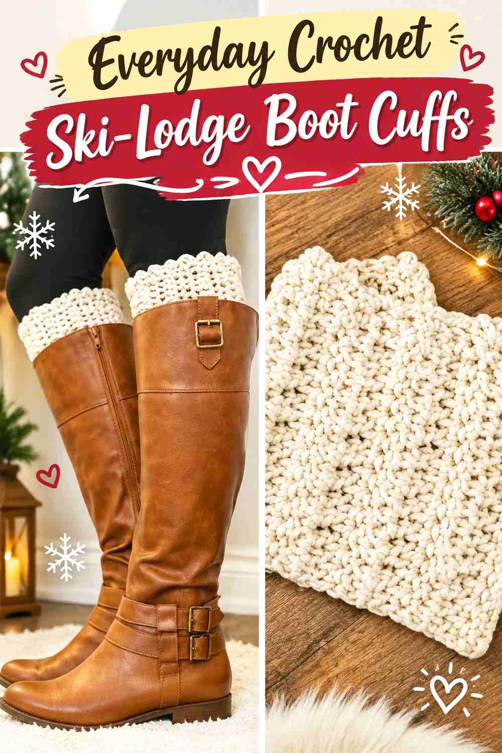13. Everyday Crochet Ski-Lodge Boot Cuffs